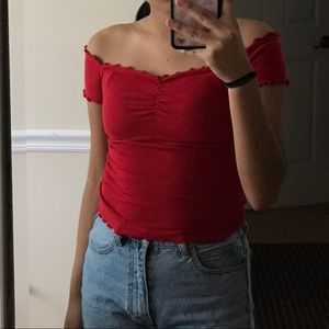 Hollister cinched top